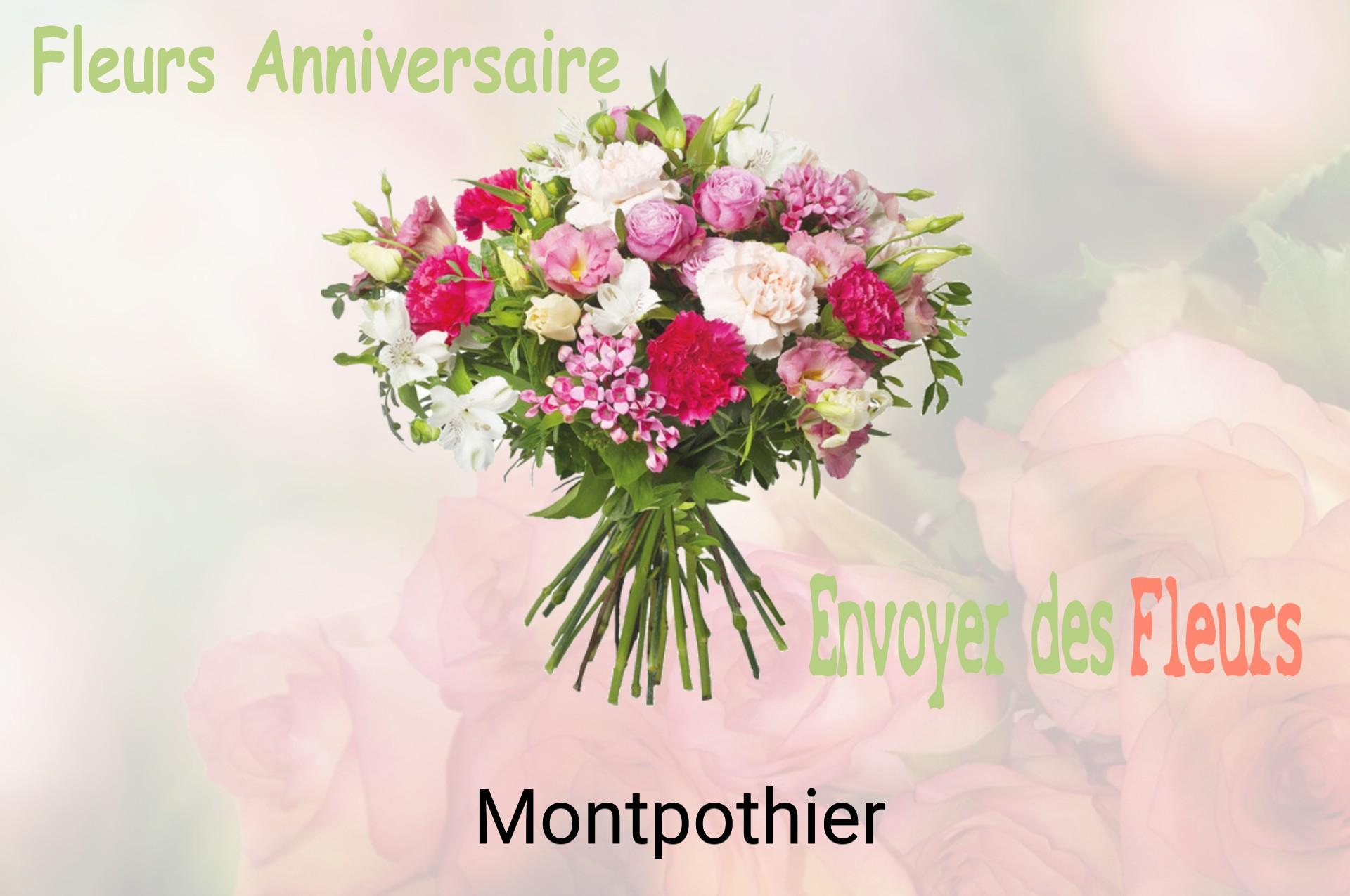 Bouquet de fleurs d’anniversaire livré à Montpothier